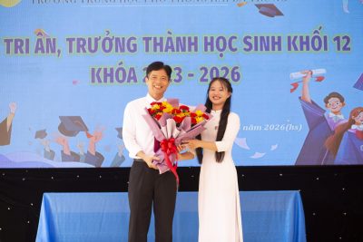 LỄ TỔNG KẾT NĂM HỌC 2025 – 2026 VÀ TRI ÂN-TRƯỞNG THÀNH CHO HỌC SINH KHỐI 12